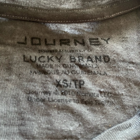 Gray Sleeveless Sheer ‘Any Way You Want It’ Journey Cut Off Crop Top, Size XS - Picture 6 of 9